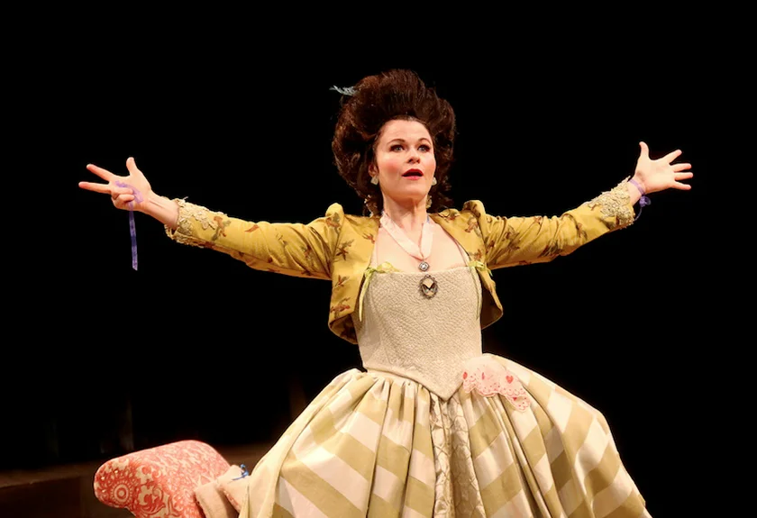 Bree Welch in 'The Revolutionists.'  (Photo: Prague Shakespeare)