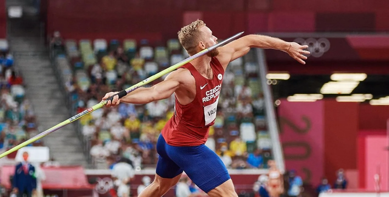 Javelin thrower Jakub Vadlejch at the Olympic Games in Tokyo. Photo: Facebook / Český olympijský tým