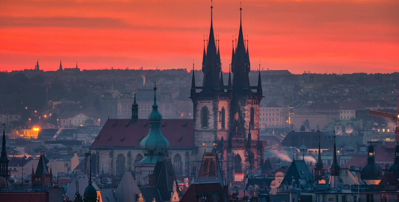 Morning sunrise over Prague. Photo: iStock / sfabisuk