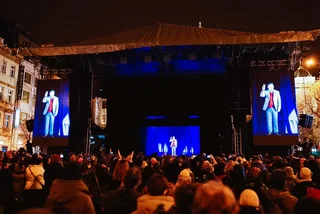 Havel hologram on Nov. 17 at Concert for Freedom.