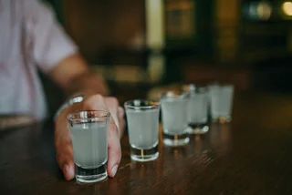 Shots of gin in a pub. (Photo: iStock, LordHenriVoton)