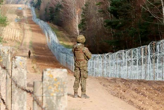 The military presence at the Polish border with Belarus has been growing / photo via Twitter, Mariusz Błaszczak