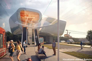 Prague reveals new visualizations for cable car over the Vltava river
