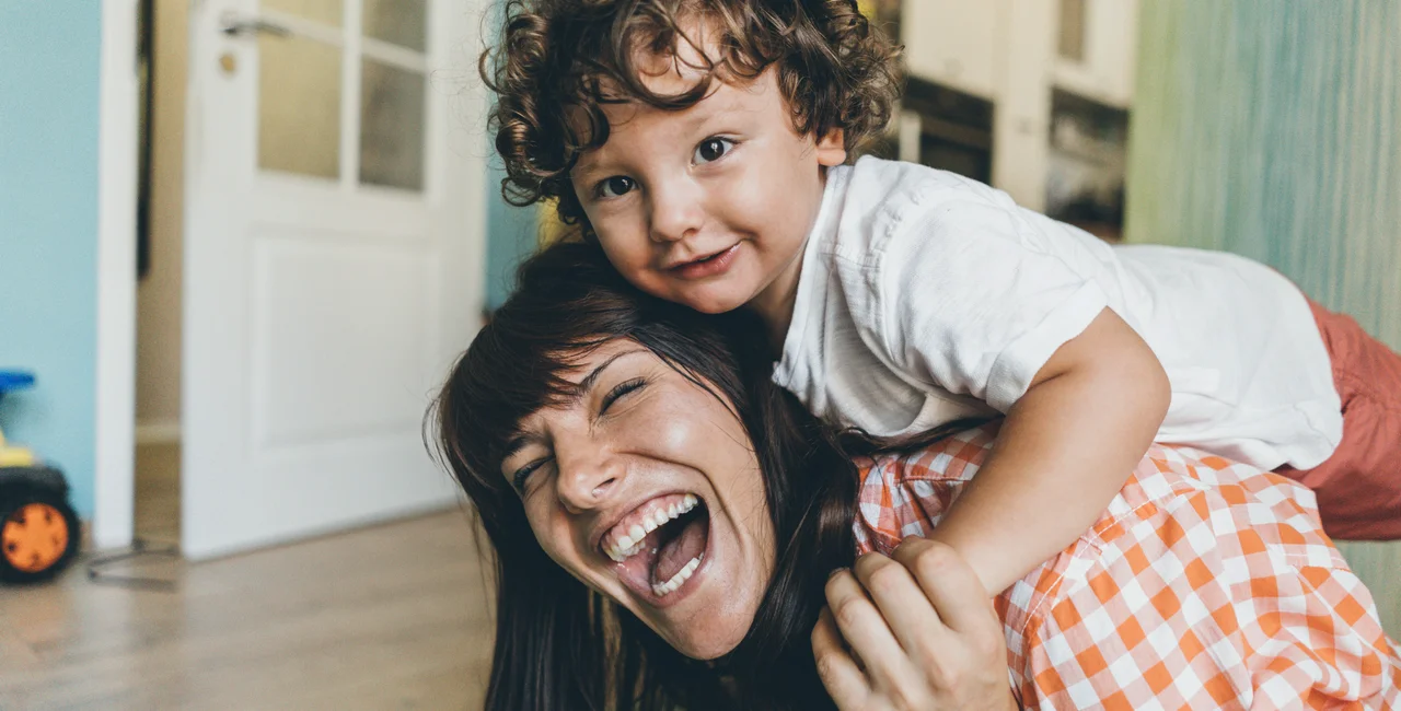 babysitter with child mary poppins iStock / filadendron