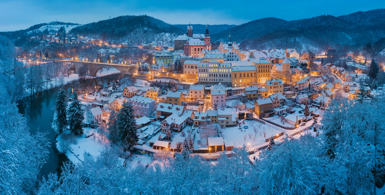 Loket nad Ohri town with Loket Castle. Photo via iStock / Michal Balada