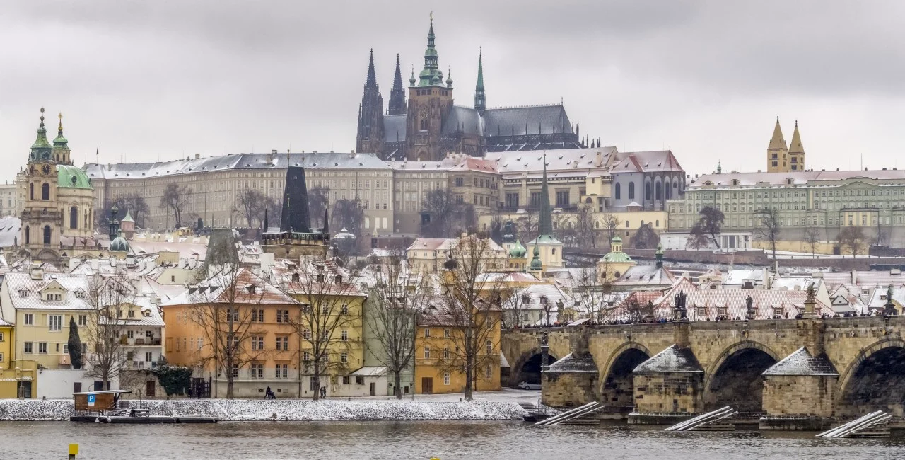 Prague Castle in winter. Photo: iStock / prill