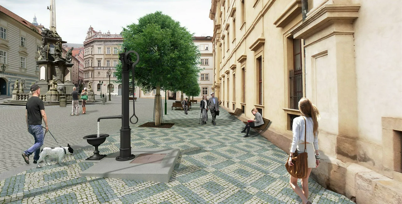Work will start on the upper part of Malostranské náměstí. (Photo: IPR Praha)