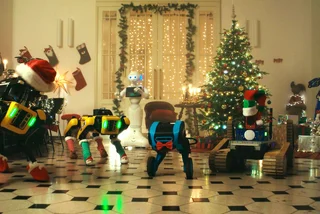 WATCH: Dancing robots throw a Christmas party at Czech university