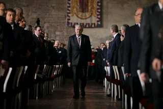 Czech President Miloš Zeman is inaugurated as Czech President in 2013 / photo via hrad.cz