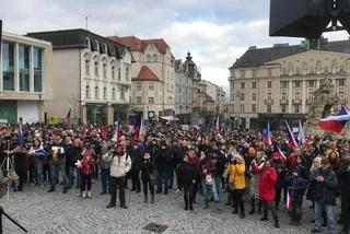 Protests against mandatory vaccination take place across the Czech Republic