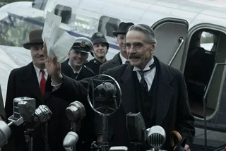 Jeremy Irons as Neville Chamberlain in 'Munich: the Edge of War.' Photo: Netflix