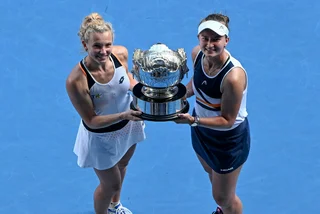Czech duo wins women's doubles title at Australian Open
