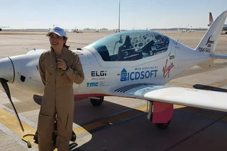 Teen pilot to land in Prague before completing her record solo world flight