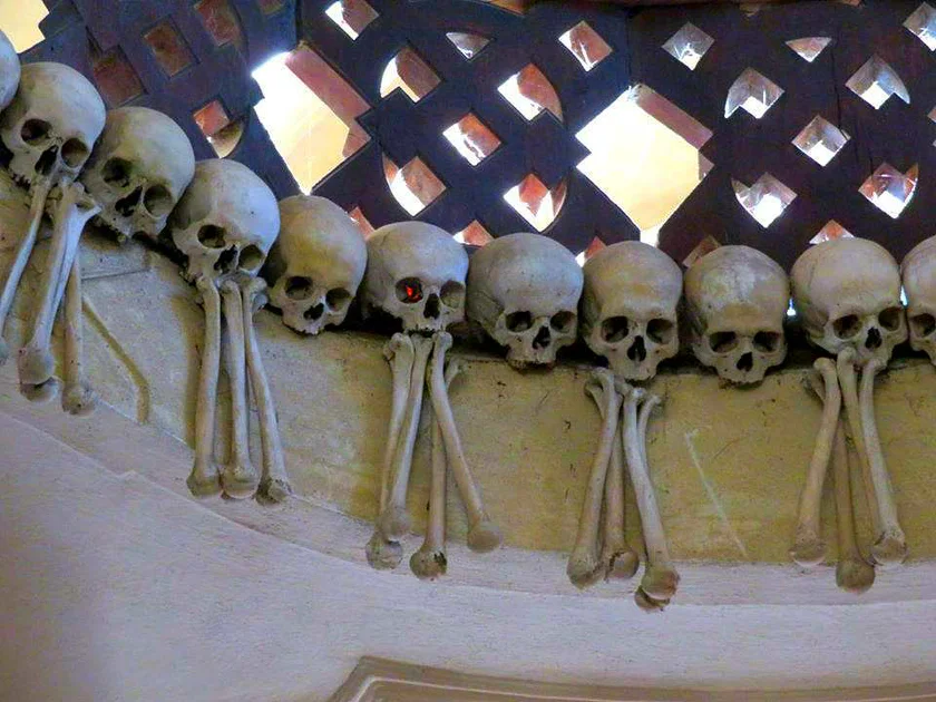 Bone decorations in 2018. (Photo: Raymond Johnston)