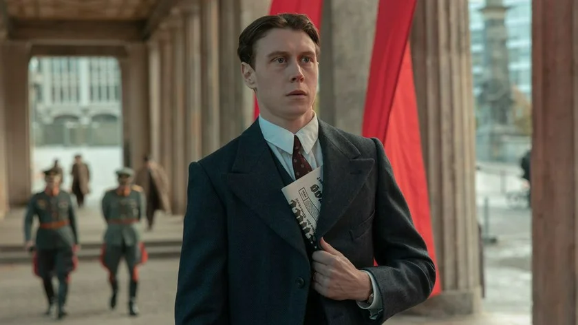 George MacKay as a reluctant spy in 'Munich: the Edge of War.' Photo: Netflix.