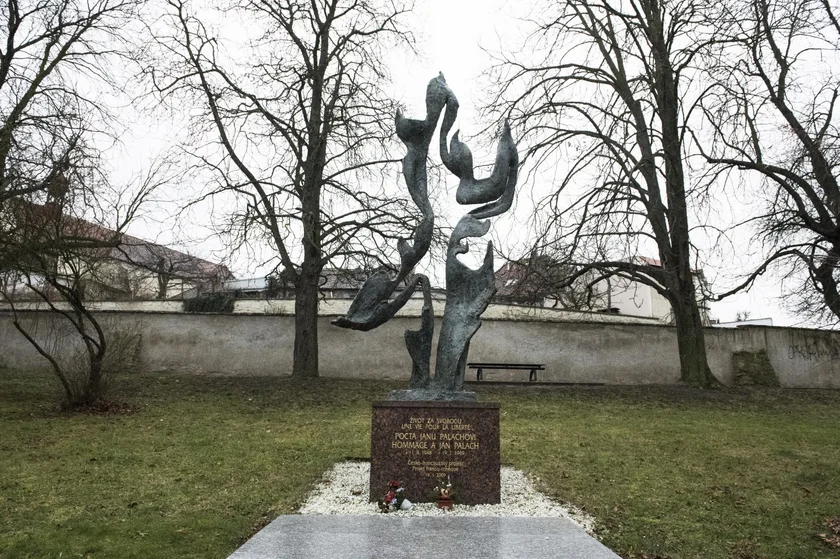 Memorial for Jan Palach in Mělník. Photo: CzechTourism.