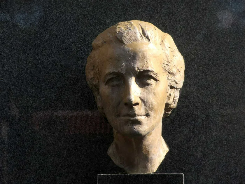 Part of the memorial to Milada Horáková at Vyšehrad. Photo: Raymond Johnston