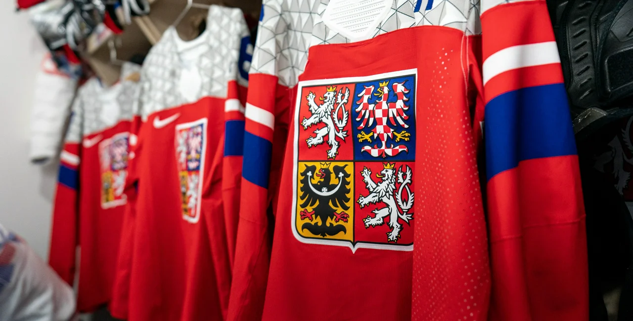 The Czech Olympic hockey jersey has been named the most beautiful ever / photo via Twitter, Český olympijský tým