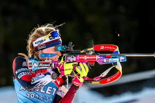 Czech biathlon star Davidová narrowly misses out on gold in Beijing