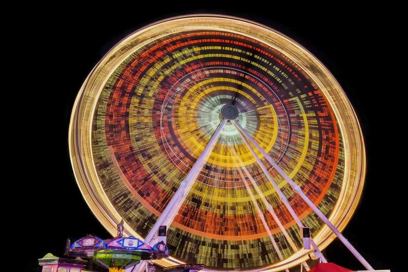 Ferris wheel at Matějská pouť. Photo: iStock, JosefKrcil.