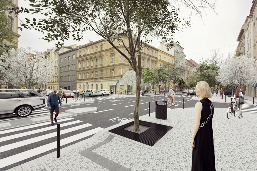 Plan for Korunovační Street. Image: edit! architects.