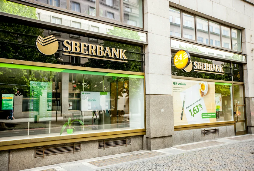 Sberbank branch in Prague. Photo: iStock, anouchka.