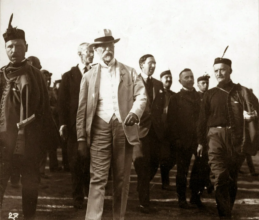 Sokol members with Czechoslovak President Tomáš Garrigue Masaryk in 1920. Photo: Wikimedia commons, CC BY-SA 3.0.