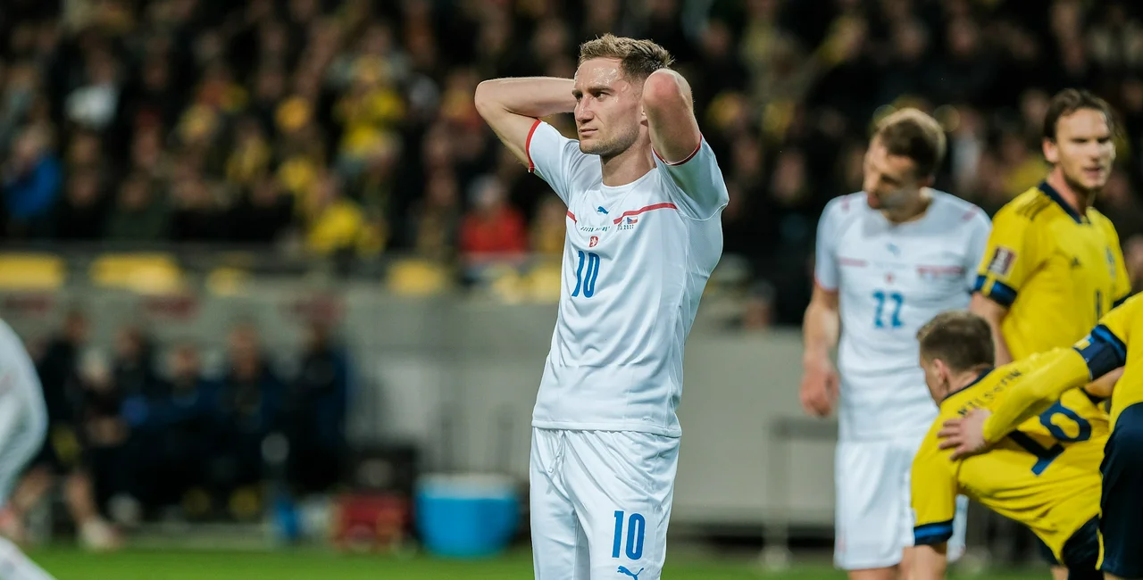 The Czech team failed to reach the World Cup finals / photo via Twitter, Czech Football National Team