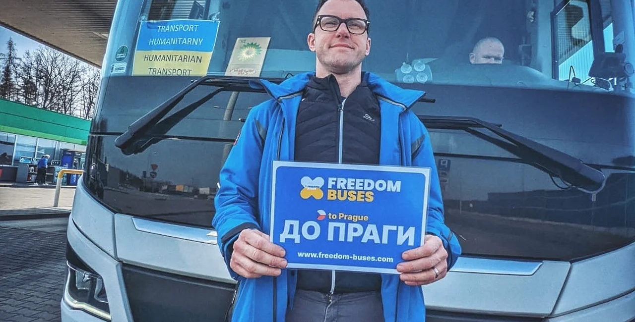The Freedom Buses project helps to bring refugees from Ukraine. Photo: Facebook / Freedom Boxes.
