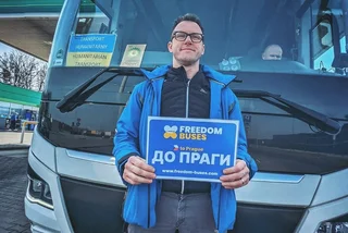 The Freedom Buses project helps to bring refugees from Ukraine. Photo: Facebook / Freedom Boxes.
