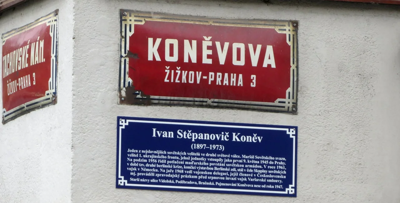 Žižkov street named after Soviet marshal could soon be renamed