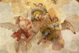 Baroque fresco in Prague's Kostel Svaté Kateřiny Alexandrijské. Photo: iStock, sedmak.