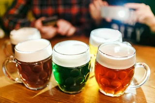 Range of beers at a pub in Prague (iStock / frantic00