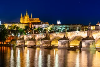 Prague’s Charles Bridge to light up in the colors of the Ukrainian flag