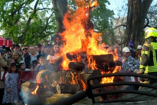 Witches Night bonfire in Prague. Photo: Raymond Johnston