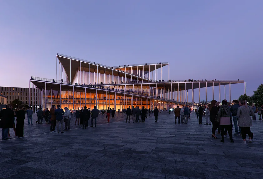 Design for the Vltava Philharmonic Hall. Image: Bjarke Ingels Group (BIG).
