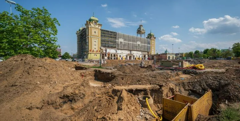 Excavsations at the Industrial Palace. Photo: Praha.EU