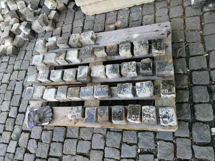 Cobblestones at Old Town Square. Photo: Facebook / Jewish Community of Prague