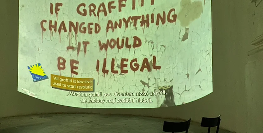 The World of Banksy exhibition. Photo: Kathrin Yaromich