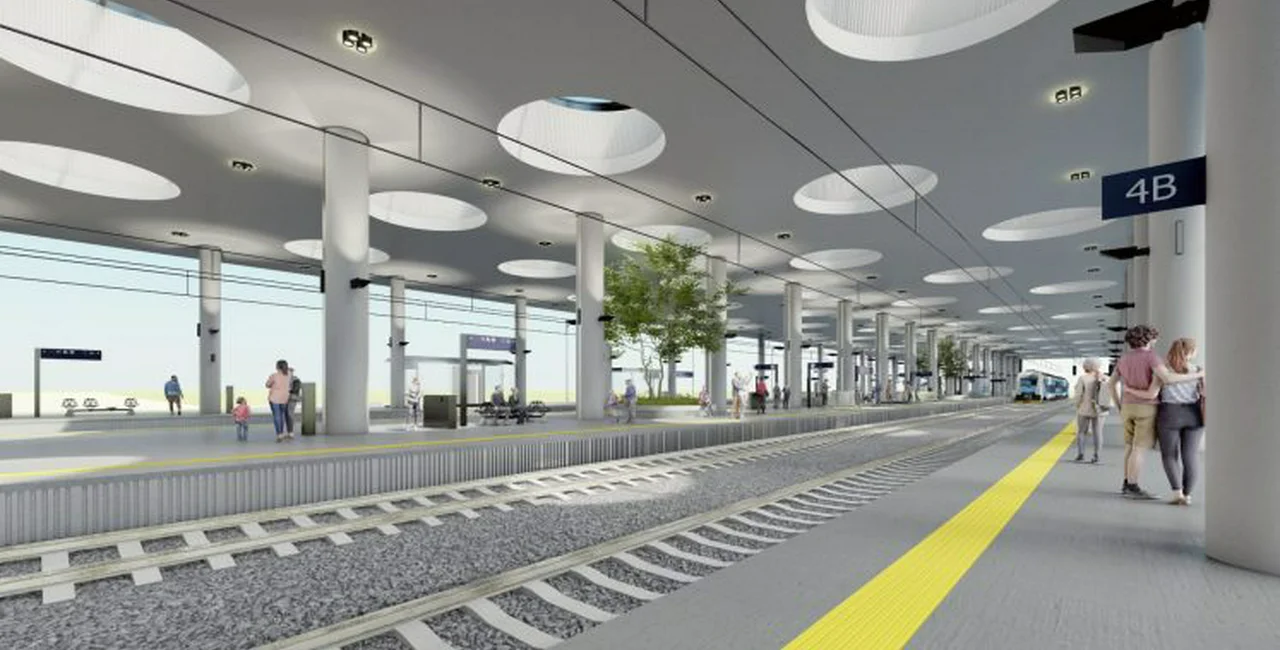 Future platform in Prague-Bubny. Image: Railway Administration