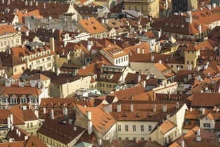 Buildings in Prague. Photo: iStock, arsenisspyros.
