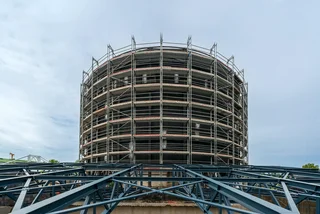 Reconstruction of Prague's unique revolving stage theater is in full swing