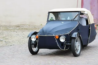 Take a spin in a three-wheeled Czechoslovak Velorex this autumn