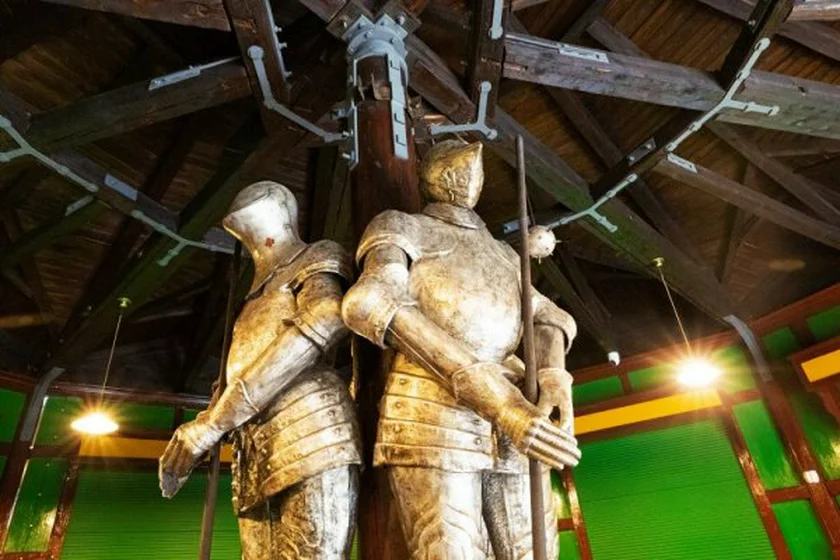Knights in the carousel. Photo: National Technical Museum.