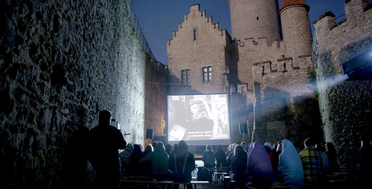 Noir Film Festival at Český Šternberk Castle. Photo: Facebook / Noir Film Festival