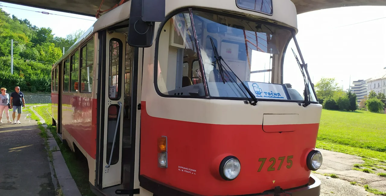 T3 tram at Bistro Točna. Photo: Raymond Johnston