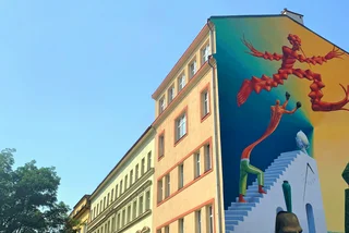 Prague's newest mural is a statement from a Ukrainian artist