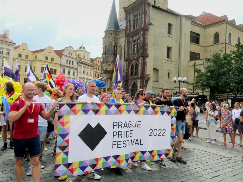 2022 Prague Pride parade. Photo: Raymond Johnston