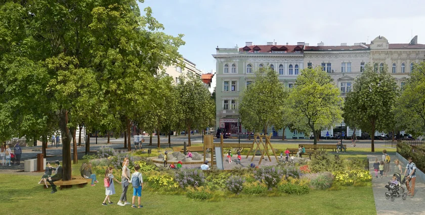 Náměstí Jiřího z Poděbrady will finally see a reconstruction after 20 years. Photo: Praha.eu
