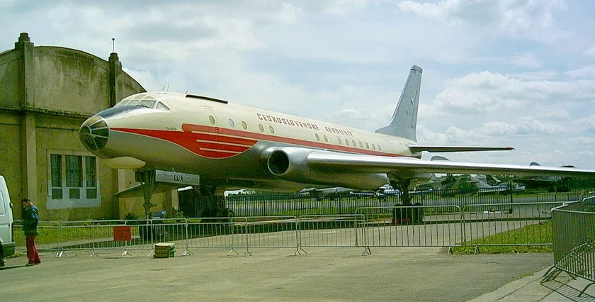 Tupolev Tu-104 at the Kbely Aviation Museum. Photo: Wikimedia commons, Rottweiler, public domain.